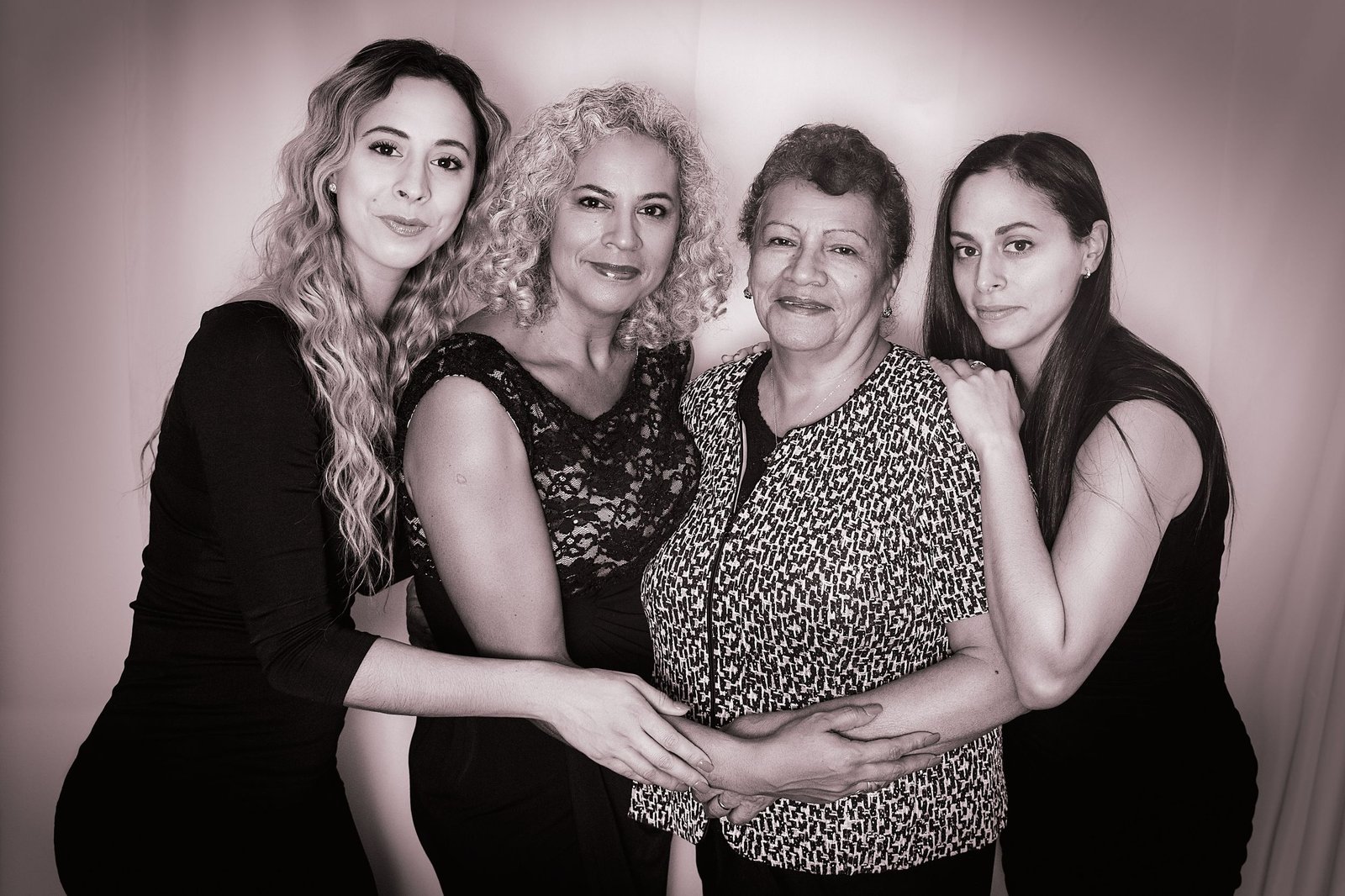 Four generations of family, portrait by Maria Howard